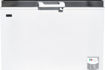 Komerciālais saldētavas lāde 307 litri ar cietu nerūsējošā tērauda vāku | Adexa BCBD307