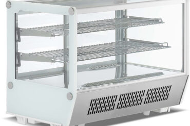 Displeja vitrīnas ledusskapis 160 litri 2 plaukti Balts Plakans priekšējais panelis | Adexa CW160W