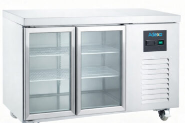 Komerciālais ledusskapja lete ar 2 stikla durvīm GN1/1 | Adexa DRGN2100TNG