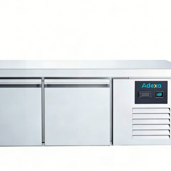 Komerciālais zemais saldētājs ar 2 atvilktnēm GN1/1 | Adexa DUGN2100BT2D
