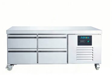 Komerciālais zema saldētāja lete ar 4 atvilktnēm | Adexa DUGN2140BT