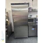 600 litru Komerciālais Ledusskapis Nerūsējošā Tērauda Vertikālais Skapis Vienas Durvis Ventilēta Dzesēšana | Adexa SR600 - Image 2