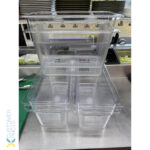 Polikarbonāta Gastronorm panna GN1/3 Dziļums 200 mm Caurspīdīga | Adexa P8138 - Image 2