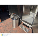 Profesionāla atkritumu tvertne Nerūsējošais tērauds ar vāku 95 litri | Adexa SDB95 - Image 7