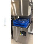 Caurplūdes trauku mazgājamā mašīna 500mm grozs 30 grozi/stundā Drenāžas sūknis Mazgāšanas līdzekļa dozators Skalošanas līdzekļa sūknis 400V/3 fāzes | Adexa WZ100DRDP - Image 3