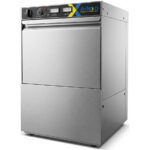 Komerciālā trauku mazgājamā mašīna 500 šķīvji/stundā 500mm grozs Drenāžas sūknis Mazgāšanas līdzekļa sūknis Skalošanas līdzekļa sūknis 230V/1 fāze | Adexa WZ50DRDP - Image 3