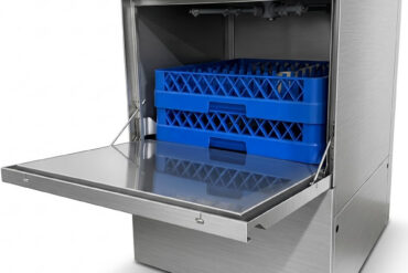 Komerciālā trauku mazgājamā mašīna 500 šķīvji/stundā 500mm grozs Drenāžas sūknis Mazgāšanas līdzekļa sūknis Skalošanas līdzekļa sūknis 230V/1 fāze | Adexa WZ50DRDP